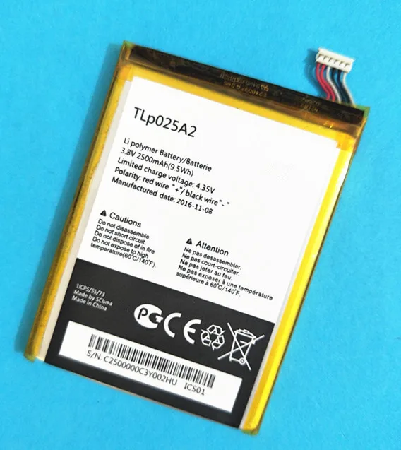 AZK новый высококачественный 2500mAh TLp025A2 аккумулятор для ALCATEL one touch idol X + OT-8008D scribe HD