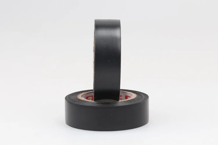 Оптовая продажа 10 м огнестойкая ПВХ черная электрическая лента изолированная