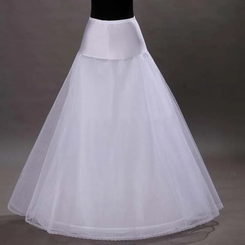 

Real Photo New Arrives 100% High Quality Tulle Bridal Petticoat Underskirt Crinolines for A Line Wedding