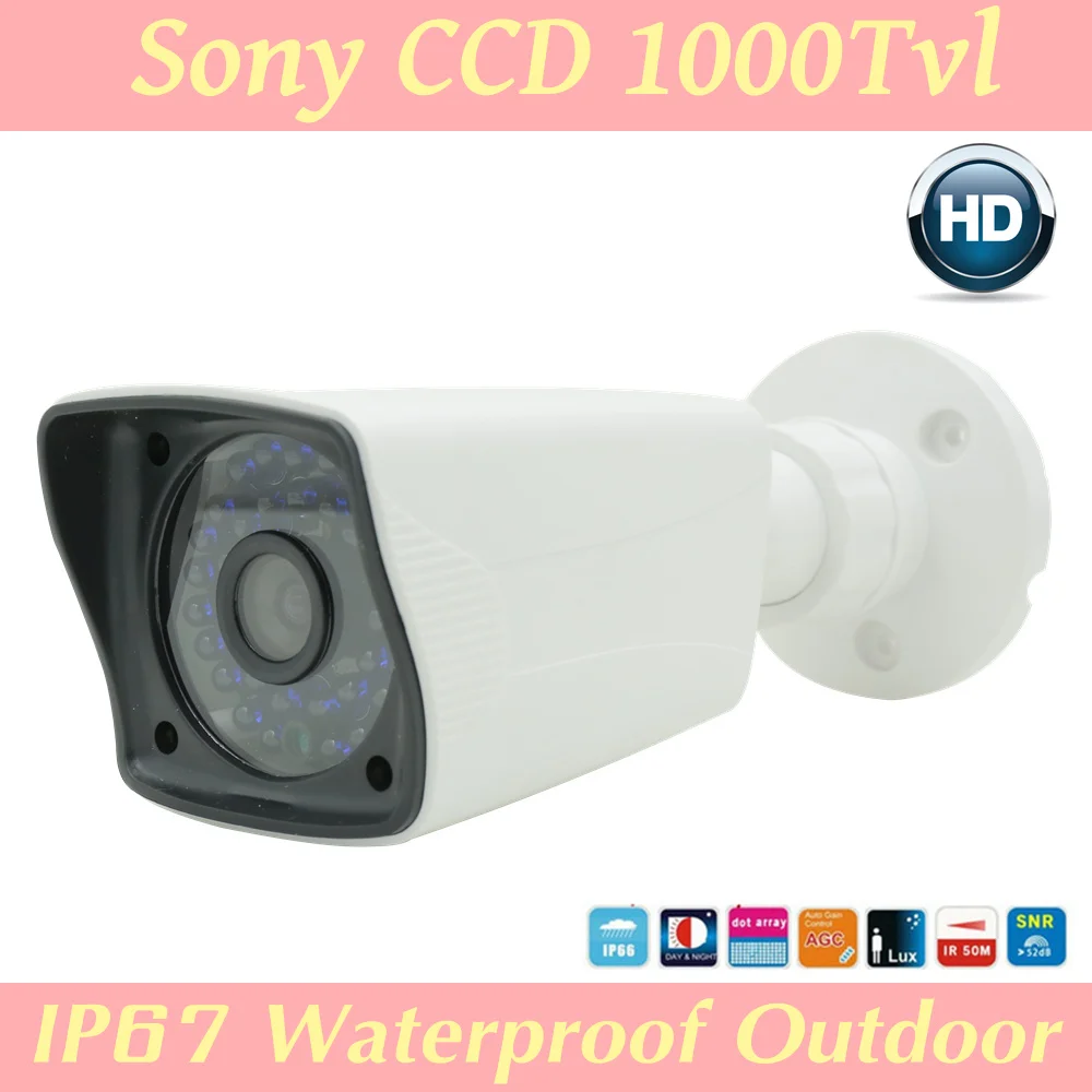 Pengbo 1000tvl безопасности Камера Открытый водонепроницаемый IP66 с освещая