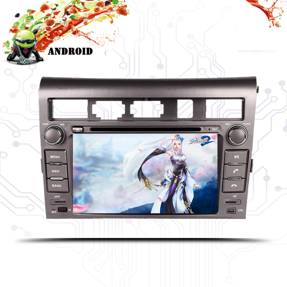 Автомагнитола с 7-дюймовым экраном восьмиядерным процессором Android 10.0Fit Opirus 2007 2008