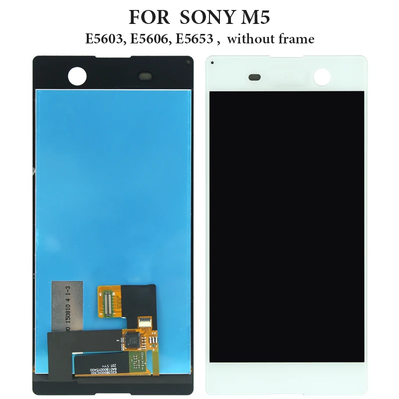 Для Sony Xperia M5 e5603 e5606 e5653 ЖК дисплей для M4 Aqua E2303 E2333 сменный сенсорный экран Запасные
