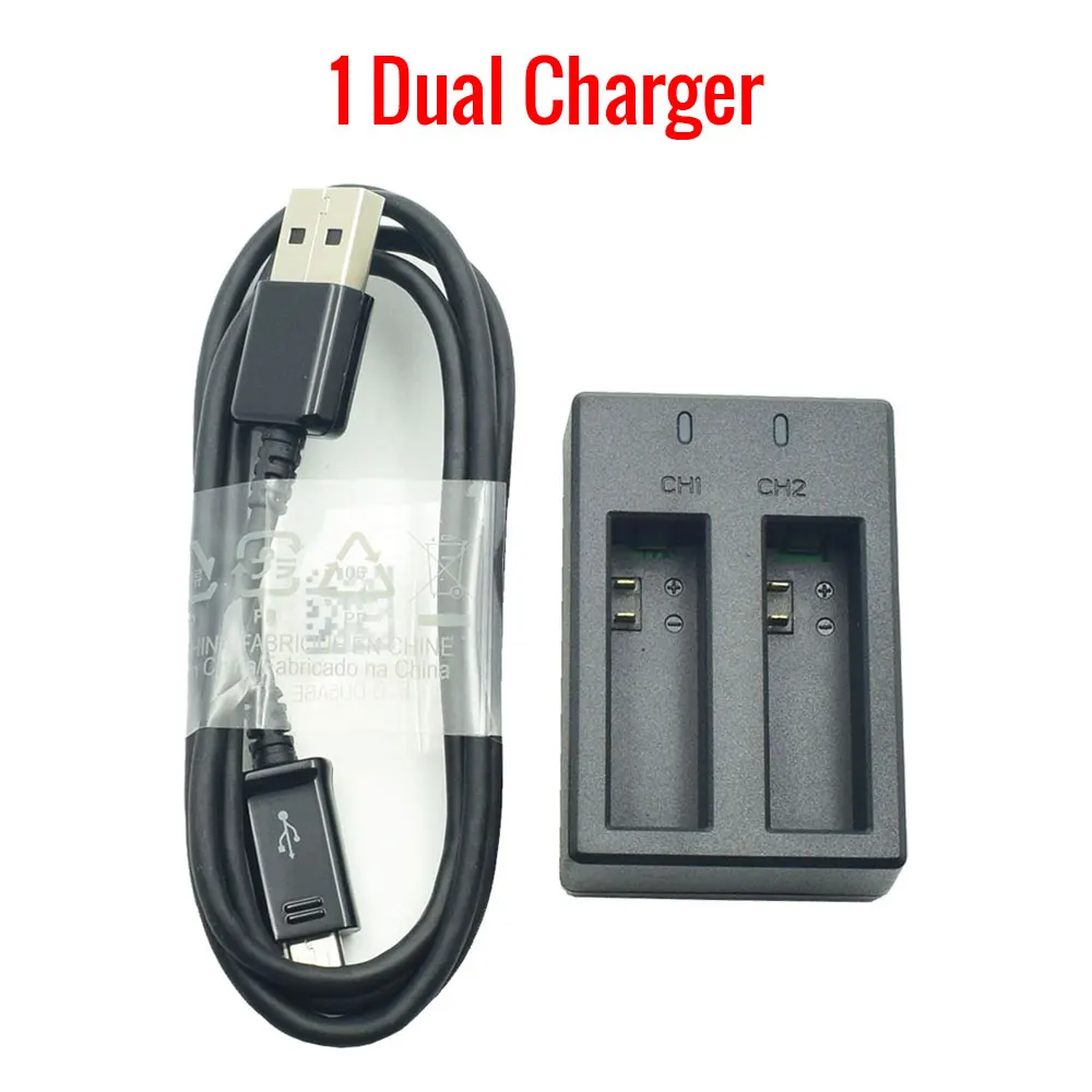 Зарядное устройство с двумя портами и usb кабель для зарядки SOOCOO S300 S200 Спортивная