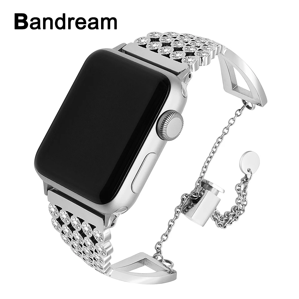 Браслет из нержавеющей стали для iWatch Apple Watch SE 38 мм 40 42 44 серия 6 5 4 3 2 1|Ремешки часов|