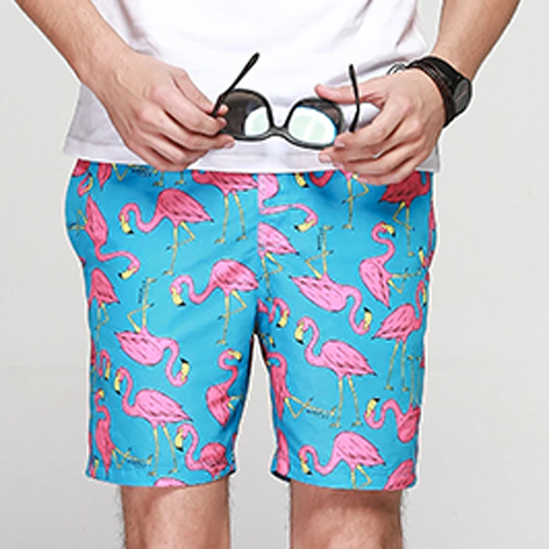 

QIKERBONG Male beach shorts boardshorts Casual men shorts bermuda Quick Drying Sweatpants Active Wear Man Short Bottoms