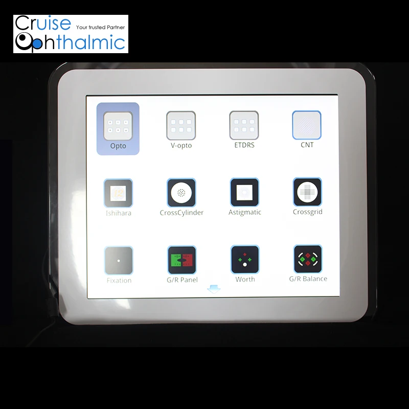 17 дюймовый ЖК дисплей R/C для определения остроты зрения платформа Linux с цветовой