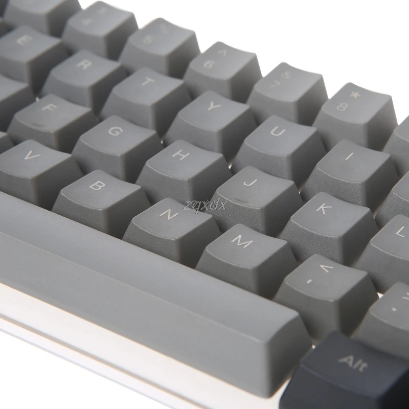 Черные серые смешанные толстые PBT 104/87/61 колпачки для ключей OEM профиль Z09 Прямая