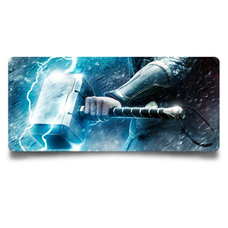 Экстра большой коврик для мыши 800*300 мм с закругленными краями Dr. singular Marvel hero iron Man