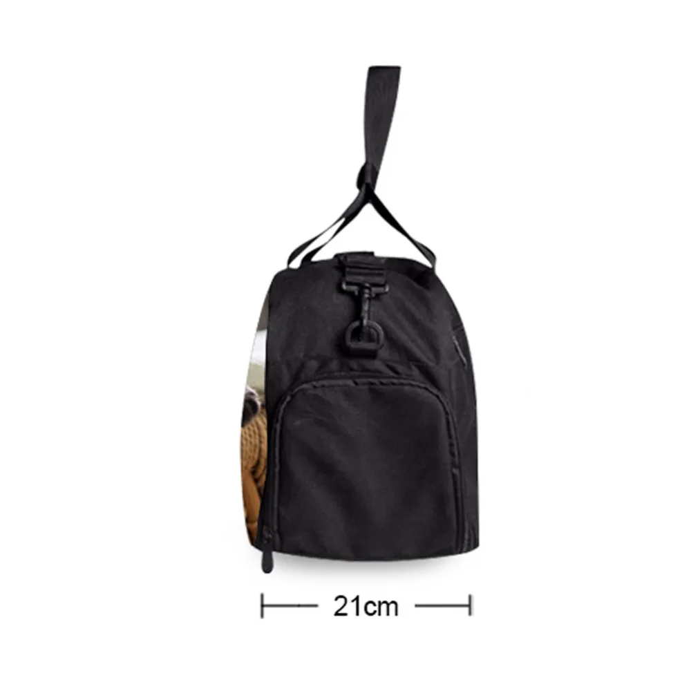 Спортивные сумки для мужчин и женщин дорожные с альпакой в виде животных