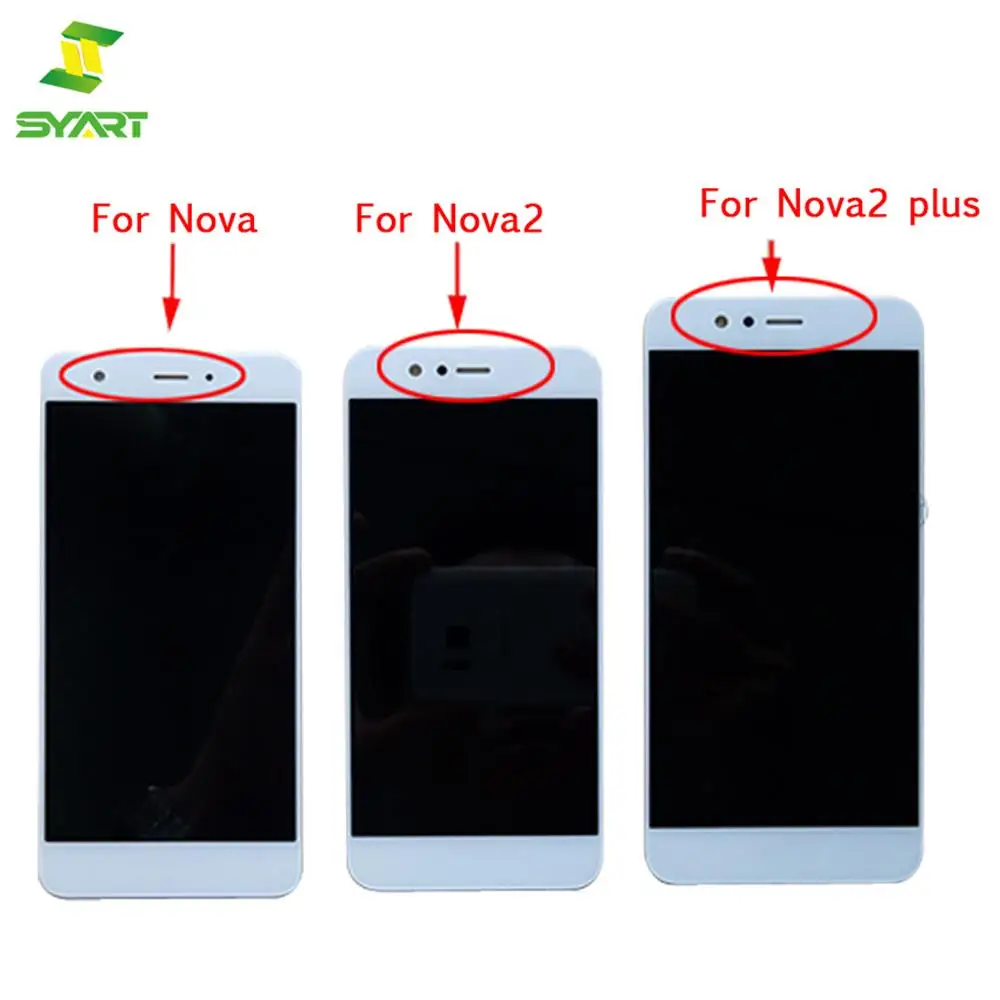 Для Huawei Nova 2 Plus ЖК дисплей сенсорный экран дигитайзер сборка Замена + Бесплатные