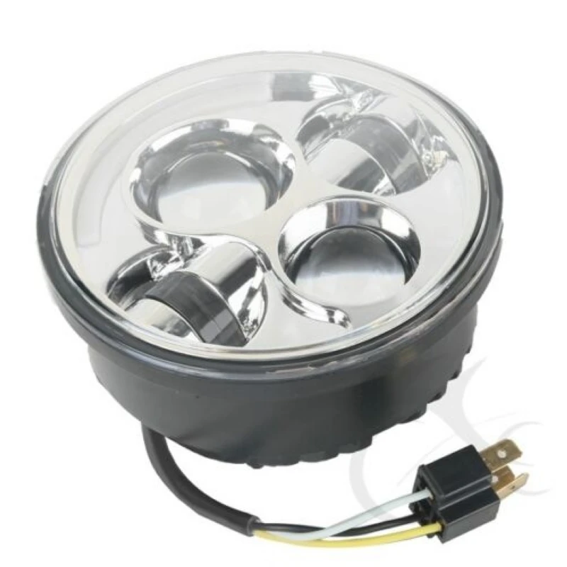 Мотоцикл 5 75 &quot5 3/4&quot светодиодный фар Hi Lo луч сборки лампы проектора для Harley 2008 2011