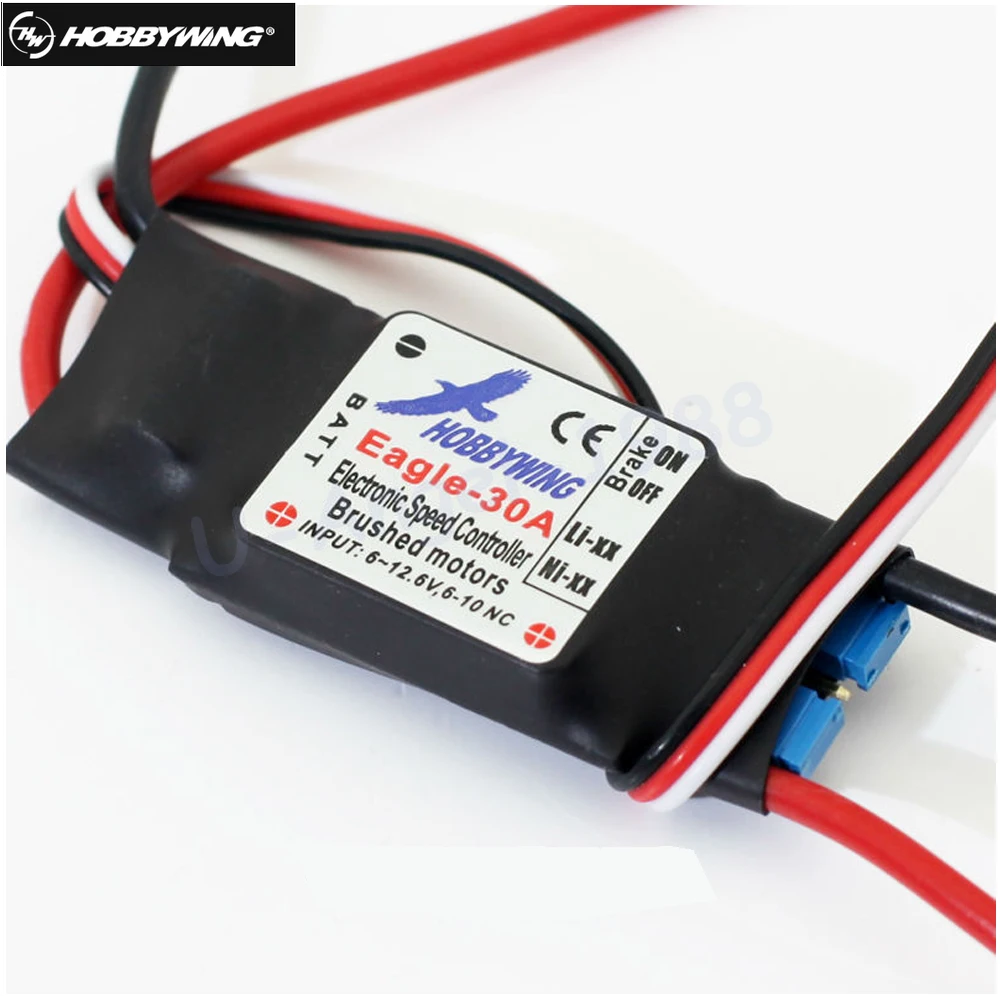 Hobbywing Eagle 30A Brushed ESC W/1A BEC Speed Controller For Brushed Motor For RC Airplane