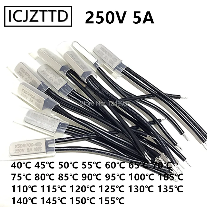 KSD9700 250 V 5A 15 ~ 155 градусов биметаллический диск температурный переключатель