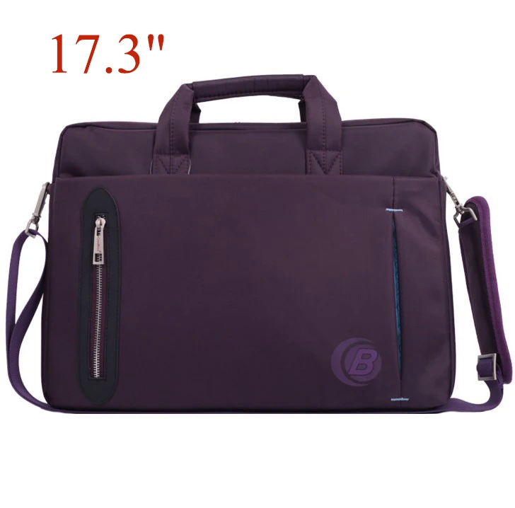 CoolBell, новинка, распродажа, портфель, Повседневная мода, 15,6-17,3 дюймов, сумки для ноутбука, Оксфорд, мужская сумка на плечо, женская сумка для компьютера, D239 - Цвет: 17 inch Purple
