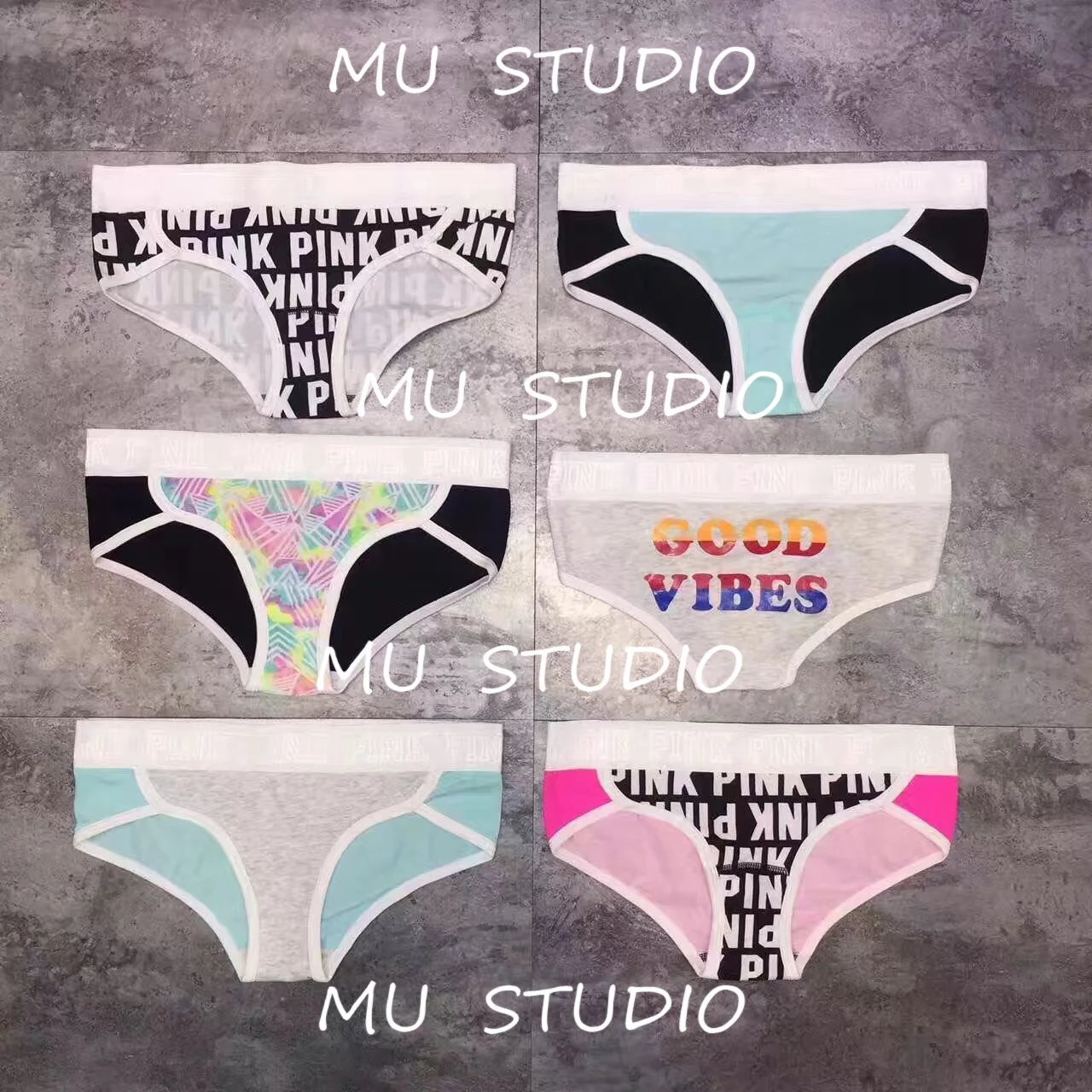 fashionable color matching cute sportswoman cotton fabrics in low waist ladies triangle underwear