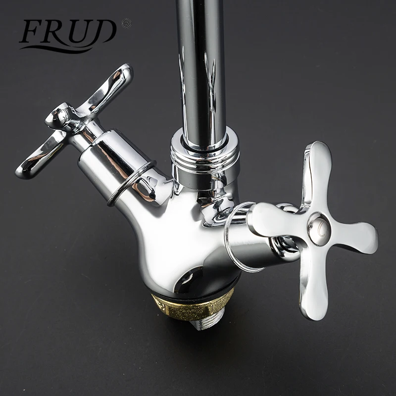 FRUD кухонный кран твердый медный миксер холодной и горячей кухонной с одним