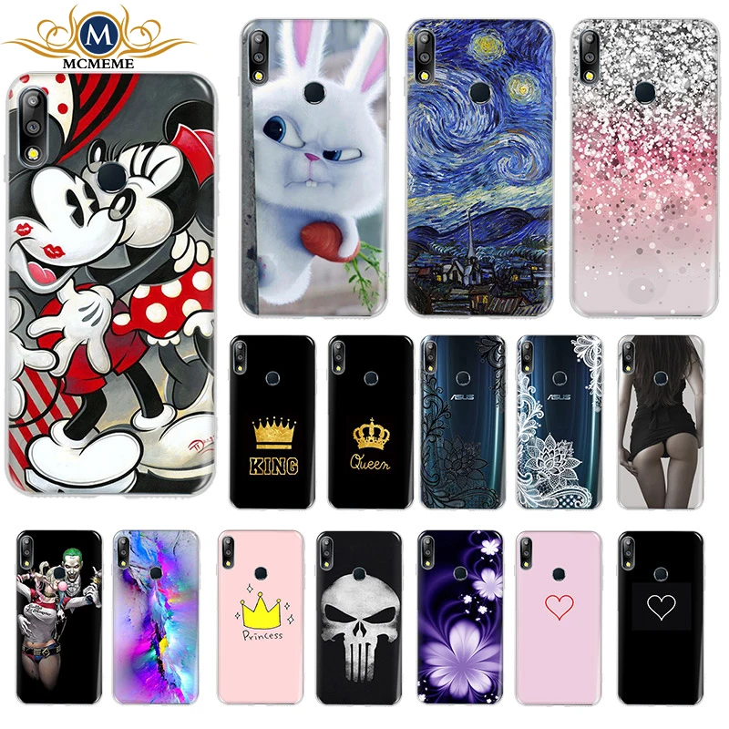 High Quality Phone Bags For ASUS Zenfone Max Pro M2 ZB631KL Painted TPU Case Cover Asus ZB633KL |