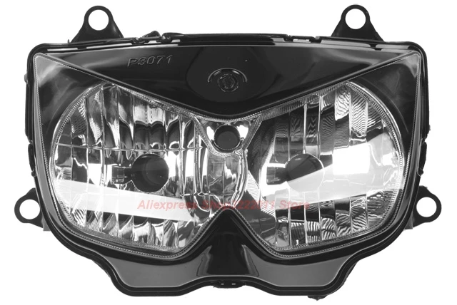 

Clear Lens Motorcycle Plastic Front Light Lamp Case For Kawasaki Z750 2004 2005 2006 Headlight Housing Set