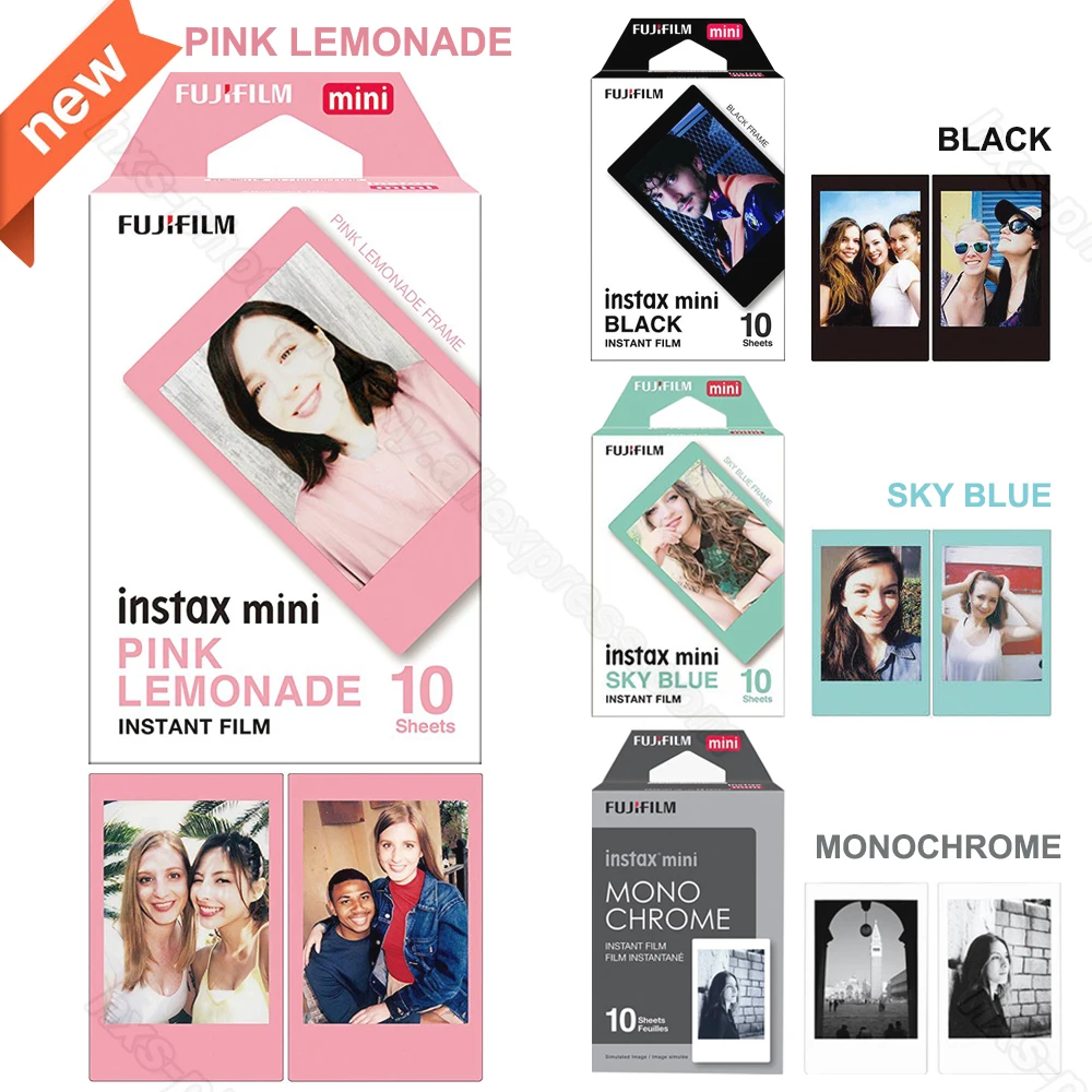 Fujifilm Instax Mini 11/9 пленка розовая для 11 9 8 7s 7c 70 90 25 Share SP 1 2 принтер Polaroid 300 Leica's