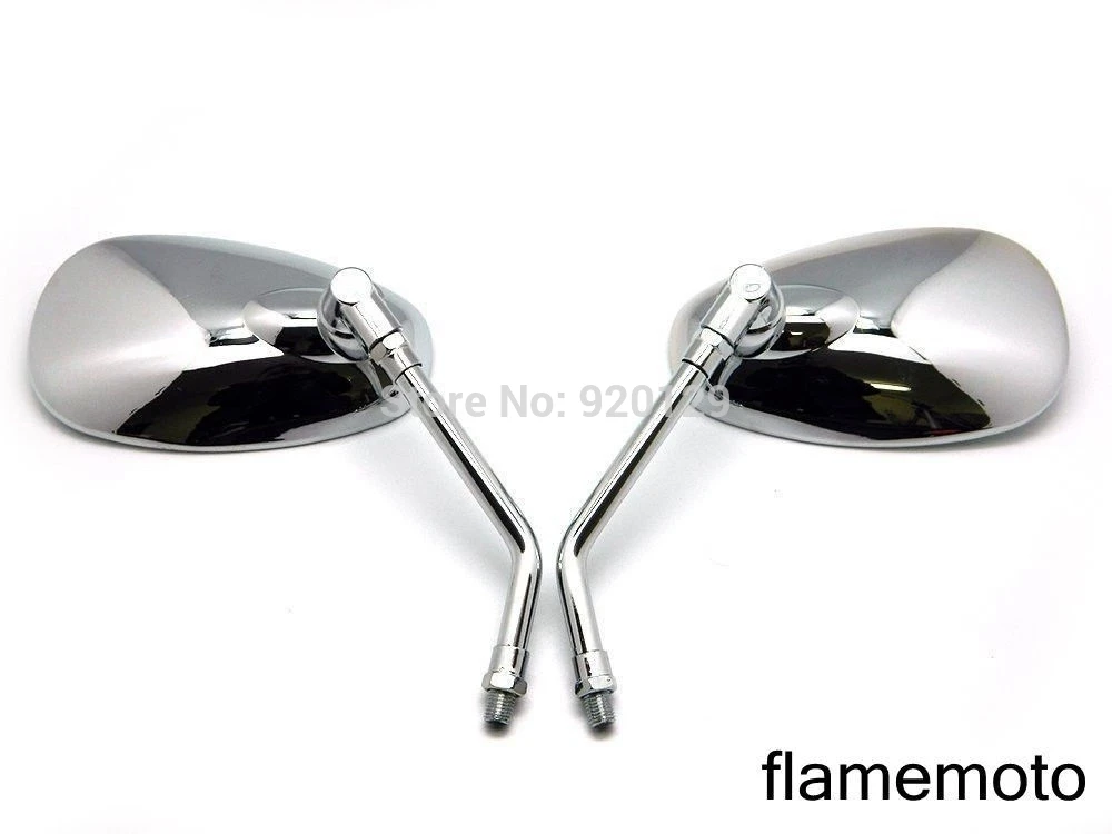 Зеркало заднего вида для мотоцикла зеркало с резьбой 10 мм хромированное
