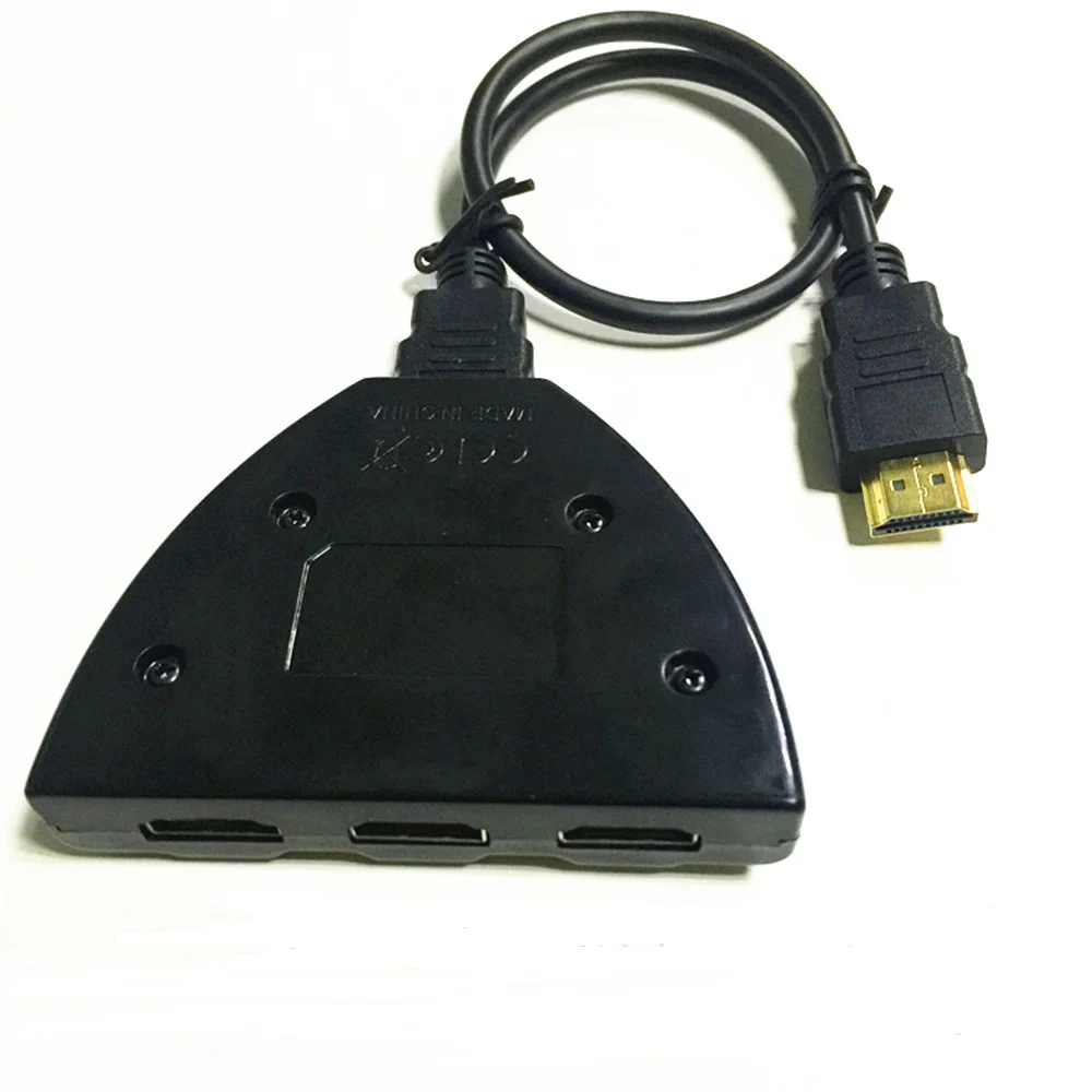 100 шт./лот * 4K 2K 3 порта HDMI сплиттер sp1080P 3D коммутатор 3x1 автоматический