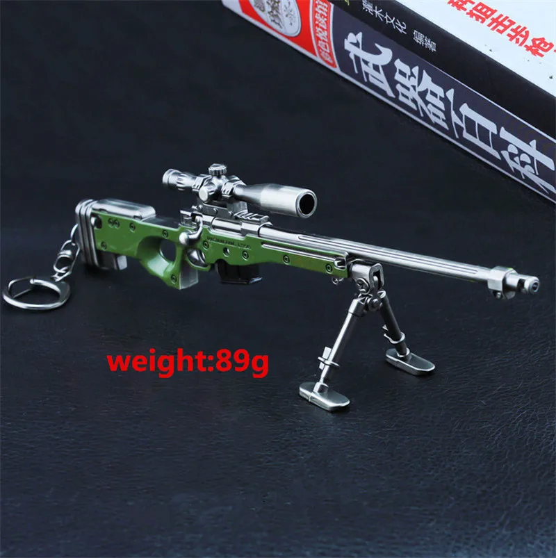 PUBG Game Playerunknown's Battlegrounds AWM Metal Keychain Pendant Accessories Chicken Dinner | Action Figures