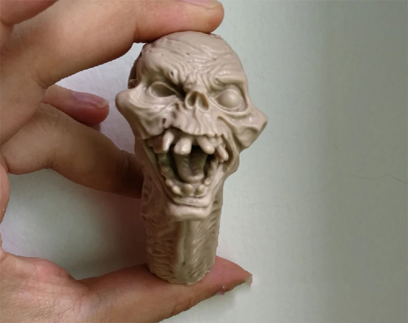 

1/6 живые мертвые неокрашенные головы зомби для экшн-фигурок 12 дюймов