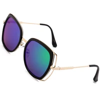 women sunglasses vintage golden alloy frame casual sun glasses unisex men uv400