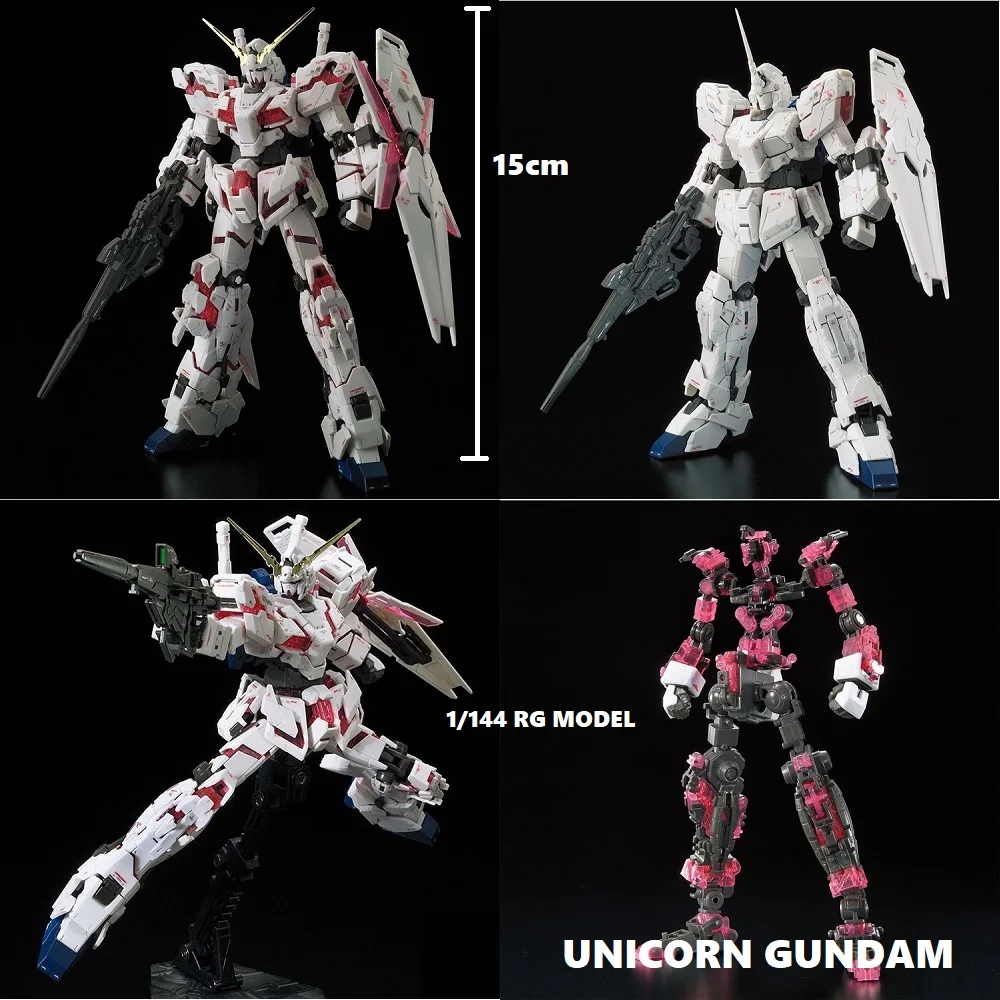 Оригинальная модель Gundam RG 1/144 RX-0 единорог GUNDAM свобода разрушения броня