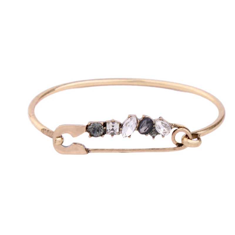 Персонализированные Стекло инкрустация Булавки браслет для Для женщин античное