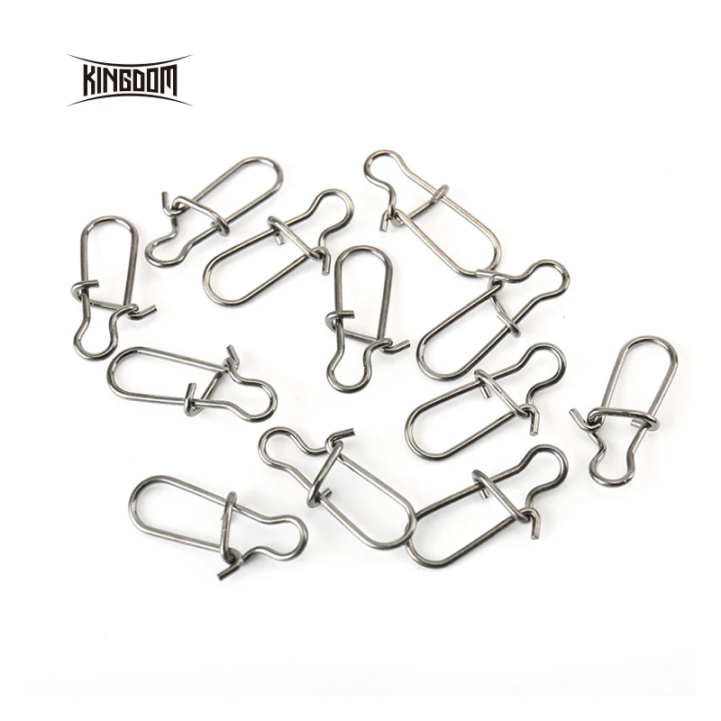 База крючок оснастки Нержавеющая сталь Рыбалка вертлюгом Безопасность защелки