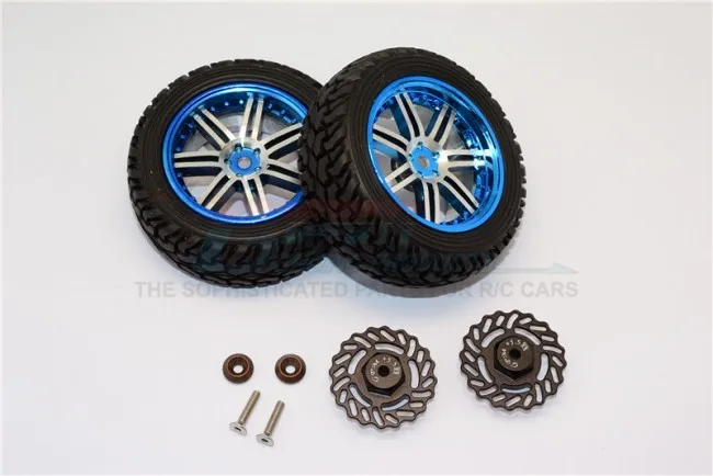 1/18 Traxxas 4WD latrax Титон/SST сплав задний тормоз диск + 5.5 мм толщиной колес и шин-