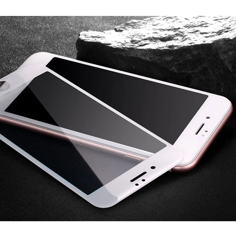 Рисовать оригинальный 3D полное покрытие изогнутые закаленное Стекло для iPhone 7 plus