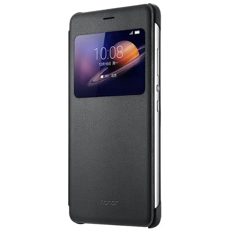 Оригинальный Официальный Смарт флип чехол Huawei Honor V8 с окошком для просмотра