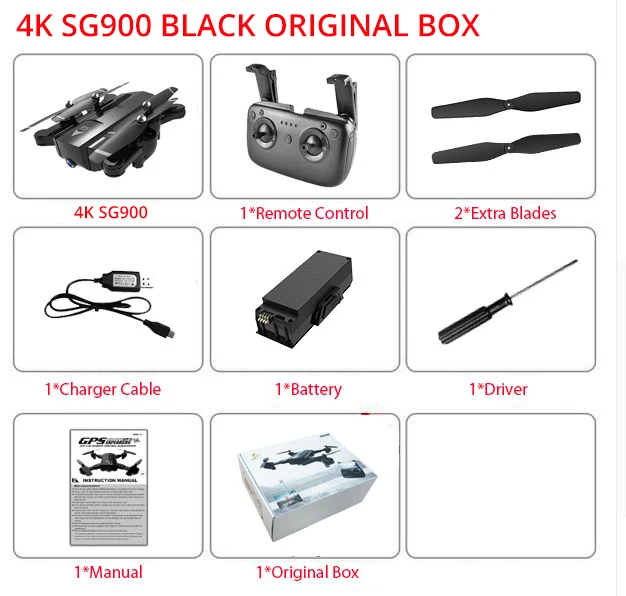 4K Black Gift Box Бесголовый Радиоуправляемый Дрон 720P 4K HD Двойная камера в реальном времени воздушный видео гонки Дрон Квадрокоптер авто возврат RTF wifi FPV вертолет - Color: 4K Black Gift Box