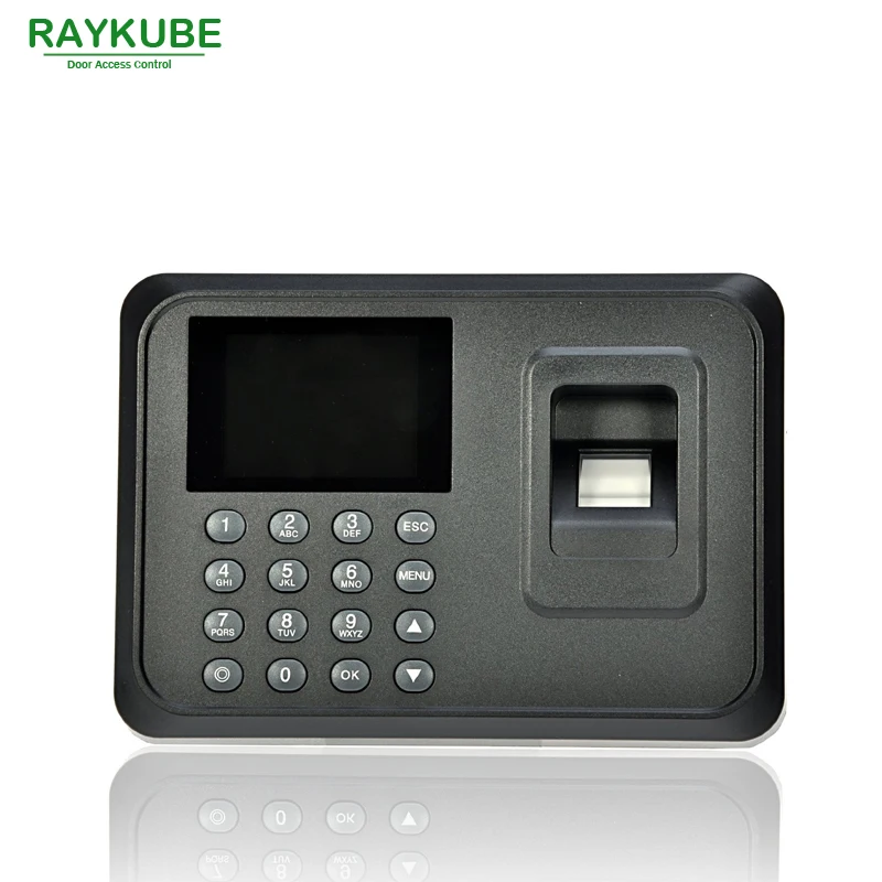 RAYKUBE TFT Фингерпринта посещаемость времени часы рекордер сотрудников цифровой офис посещаемость времени машина R-FA6