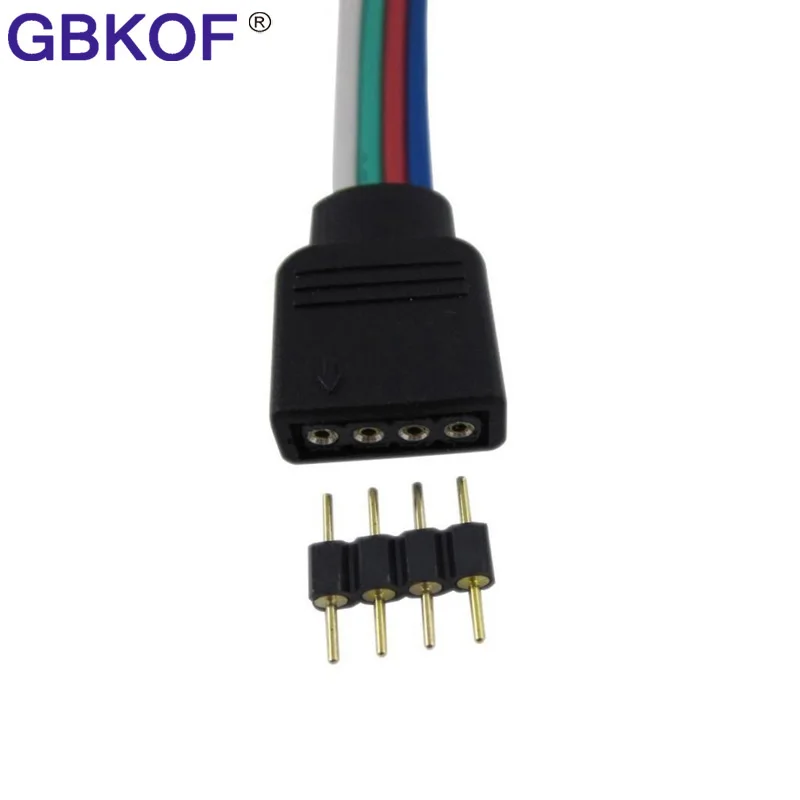 20 шт./лот 4 pin иглы 4pin RGB &quotмама&quot/&quotпапа&quot Тип Двойной для 3528 5050 цветных (RGB)