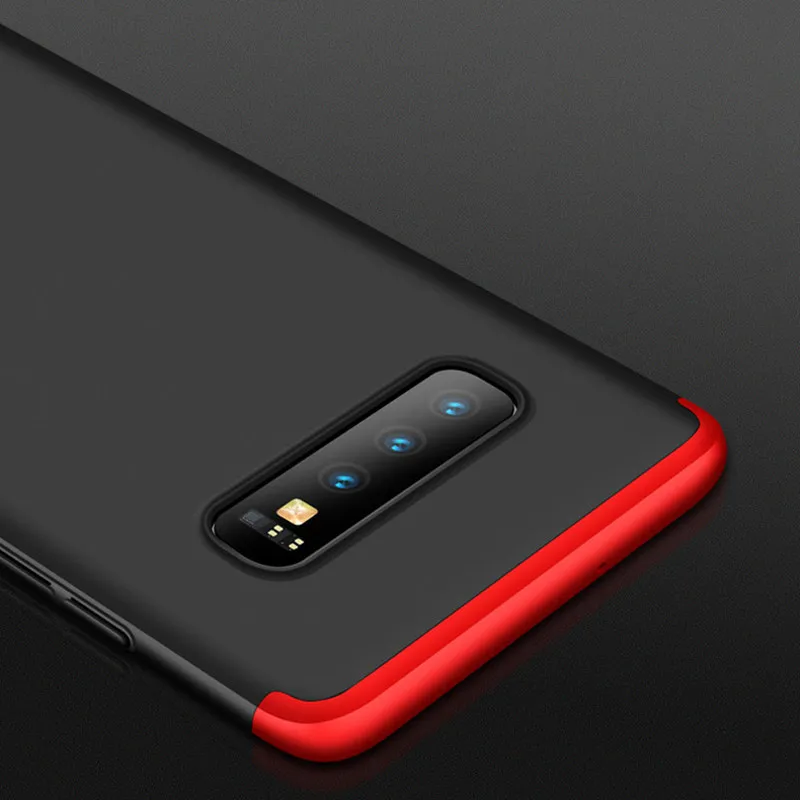 360 крышка чехол для телефона samsung Galaxy S10E S10 плюс задней крышки твердый ПК Защитный