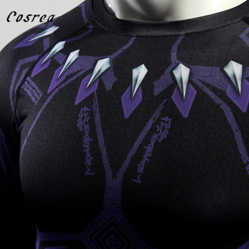 Костюм для косплея черной Пантеры по мотивам фильма Endgame пальто куртка свитер