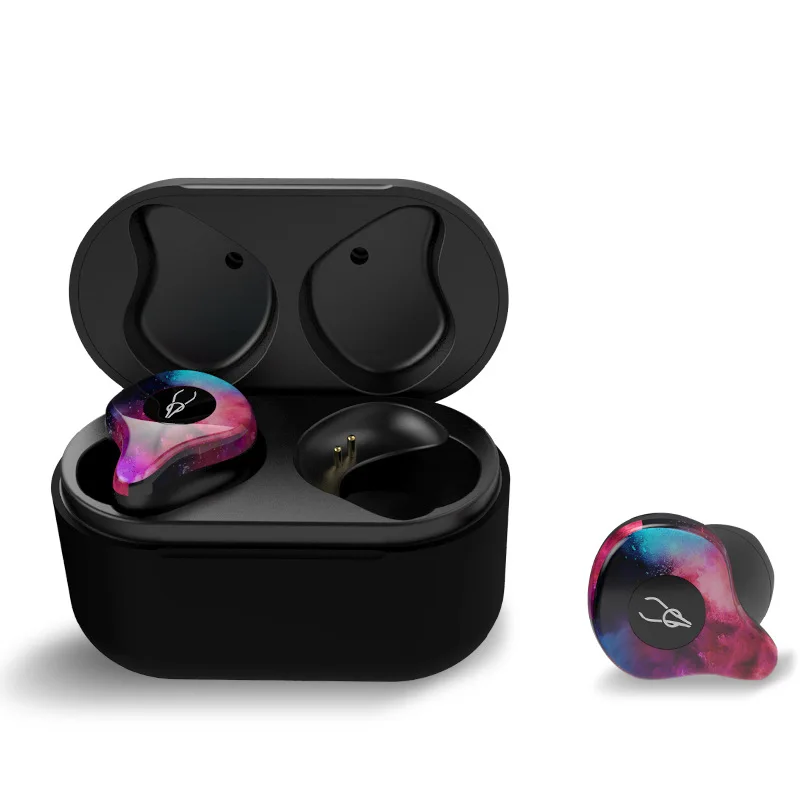Black 1 TWS Bluetooth 5,0 наушники настоящие беспроводные стерео наушники водонепроницаемые Bluetooth гарнитура для телефона HD связь портативный YZ221 - Цвет: Black 1