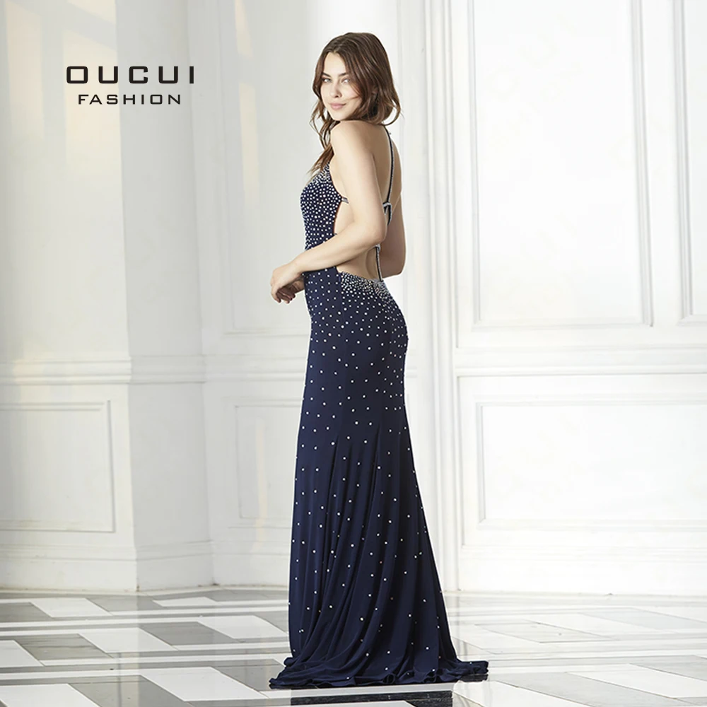 Трикотажная ткань 100% ручная работа vestidos longos длинное сексуальное вечернее платье