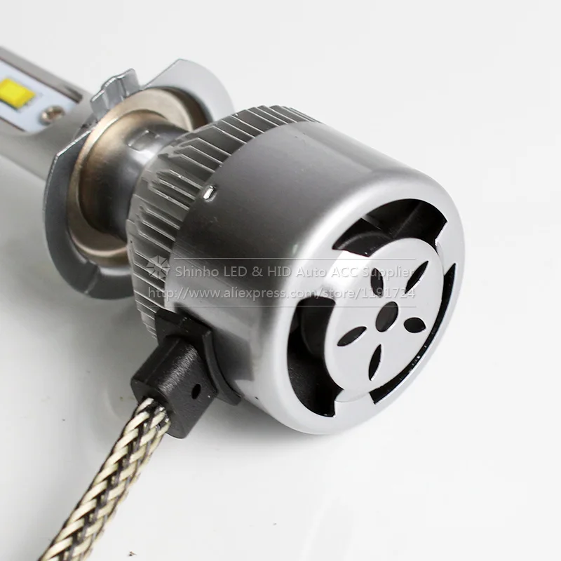 H7 Car Headlight Kit LED Bulb 7600Lm 72W Set 12V 24V Flip Chip 6000K Truck Fog Head Lamp All In One Lights | Автомобили и