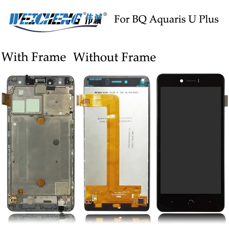 WEICHENG для BQ Aquaris U Plus ЖК дисплей кодирующий преобразователь сенсорного экрана в