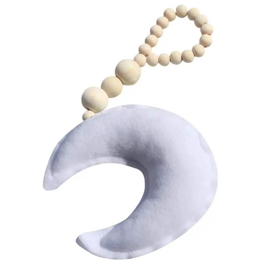 Оптовая продажа Детские деревянные украшения Луна Звезда сердце реквизит для