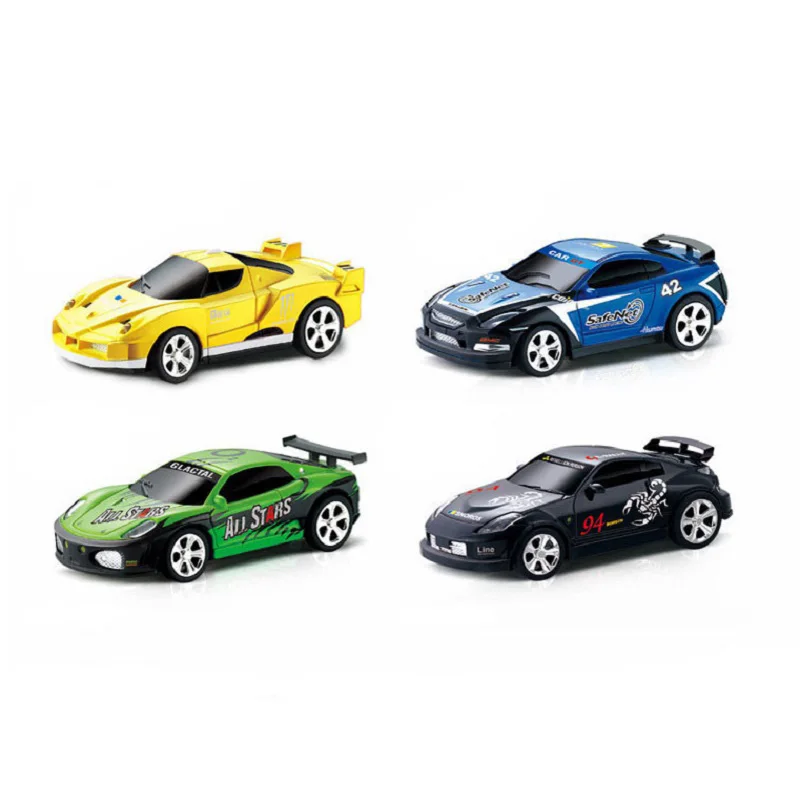 20 км/ч гоночный автомобиль с светодиодный светильник игрушка в банке кока-колы