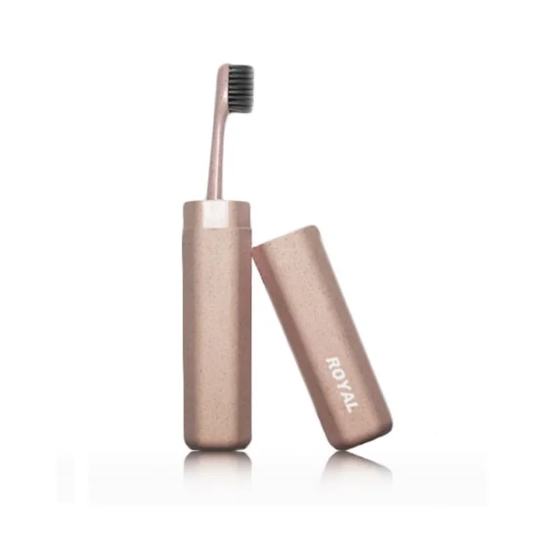 Высококачественная маленькая Экологичная зубная щетка из пшеничной соломы