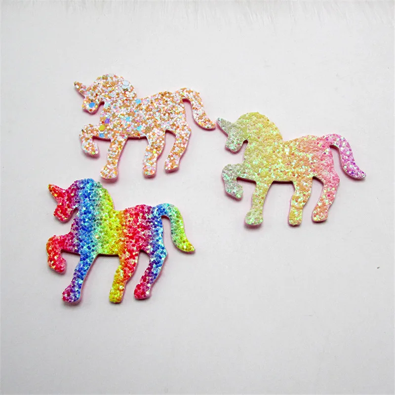 20 шт./лот 6*5 см блестящие лошадиные накладки аппликации для рукоделия одежды