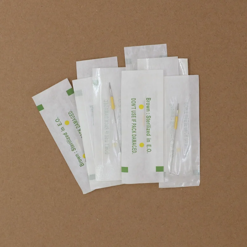 500Pc 0.4x50mm 5R Traditional Tattoo Needle For Taiwan Giant sun G-8650 G-9740 Sunshine Permanent Makeup Machine G8650 eyebrow |