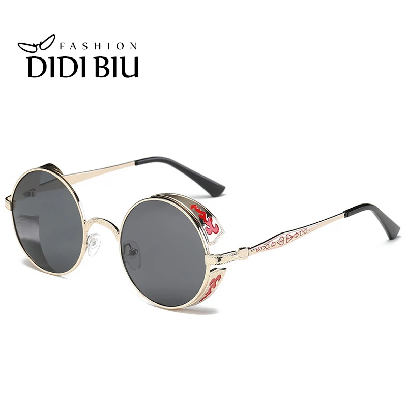 Диди стимпанк Железный Человек солнцезащитные очки люксовый бренд маленькие