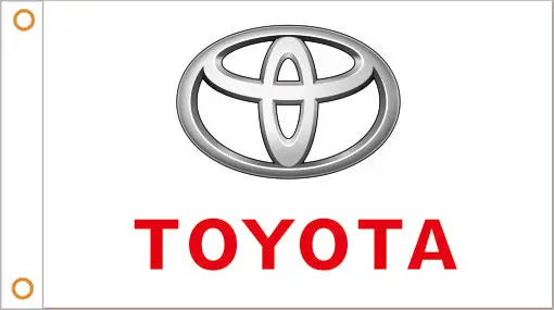 Автомобильный флаг TOYOTA Banner 3ftx5ft 100% полиэстер 08 | Дом и сад